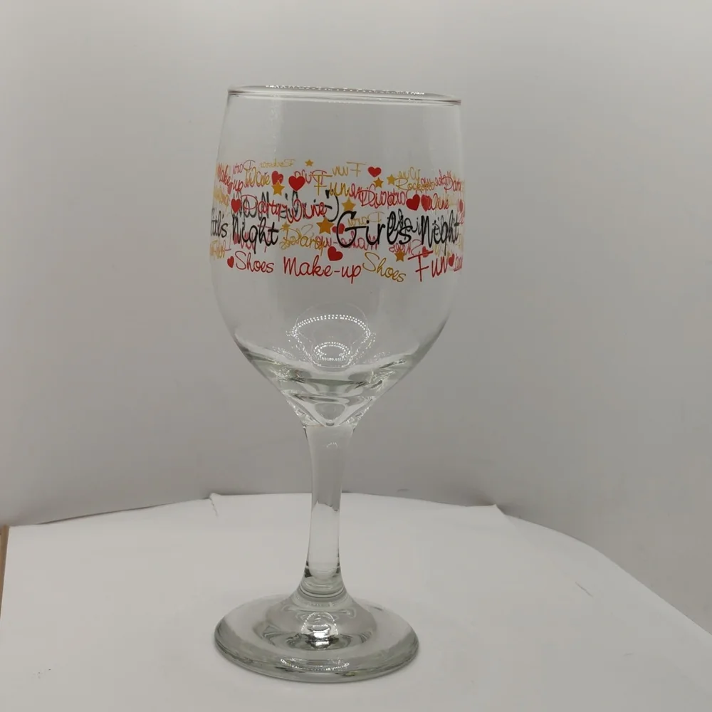 Girls night out beverage glass